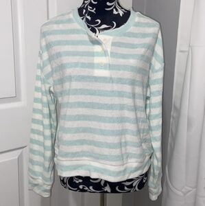 GAP Striped Henley Top